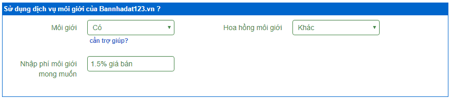 dịch vụ môi giới ký gửi