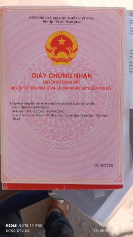 Cần bán diện tích 4.5 sào đất trồng cây lâu năm. pháp lý: 6246058