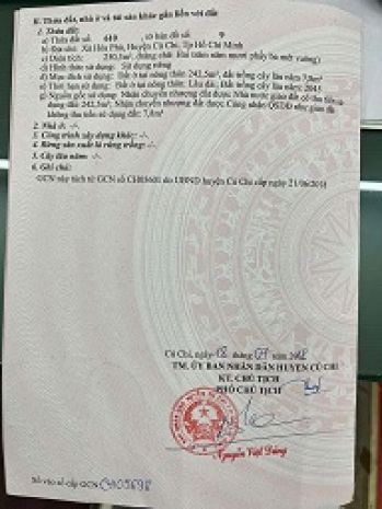 Chính chủ cần bán đất tại - củ chi tp hồ chí minh 6274032