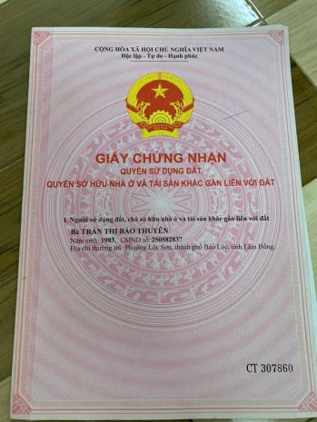 Chính chủ cần bán lô đất mặt tiền đường tại lộc thành, bảo 6275316