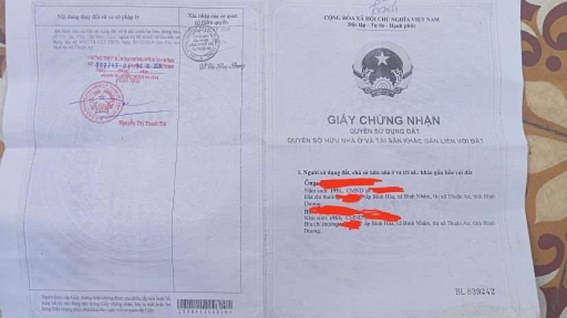 Bán đất đẹp bình nhâm 42  tp. thuận an, bình dương  giá 6366059