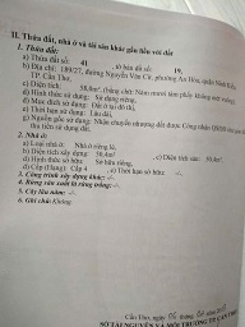 Chính chủ cần bán nhà đường nguyễn văn cừ ,p.an hoà ,q.ninh 6373026
