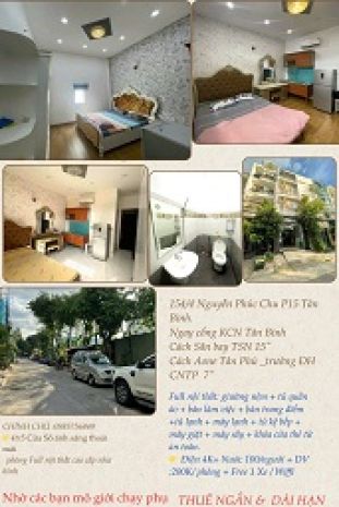 Chính chủ cho thuê phòng full nội thất cao cấp  ngay cổng 6422166