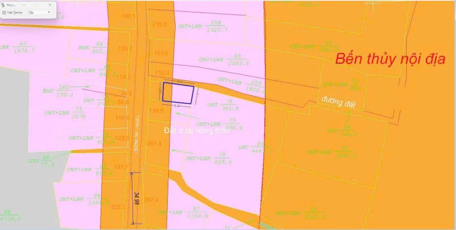 Đất 2 mặt tiền  đường 789, hưng thuận, trảng bàng, tây ninh 6432219