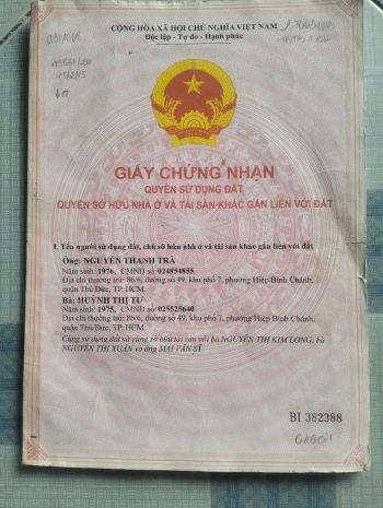 Bán nhà chính chủ - mặt tiền kinh doanh - xe hơi ngủ trong 6463086