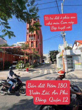 Chính chủ bán đất hẻm 180 vườn lài, an phú đông, quận 12, 6485865