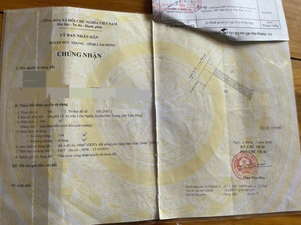 Chính chủ cần bán đất tặng nhà ngay trung tâm thị trấn liên 6494427