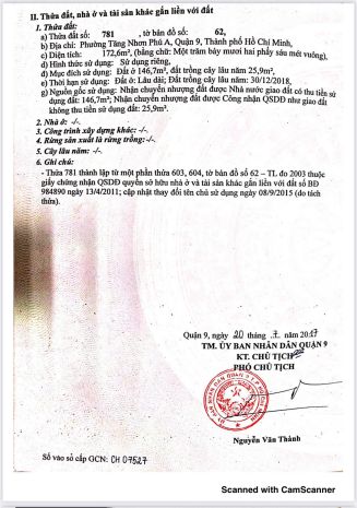 Chính chủ cần tiền bán gấp: lô đất dt 172m² full thổ cư 6494806