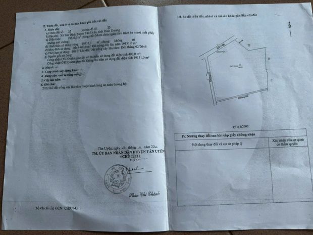 Cần tiền bán gấp đất tại bắc tân uyên, bình dương 6505144