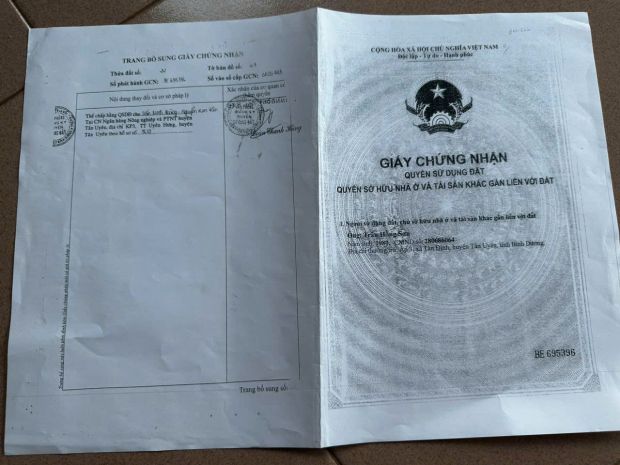 Cần tiền bán gấp đất tại bắc tân uyên, bình dương 6505146