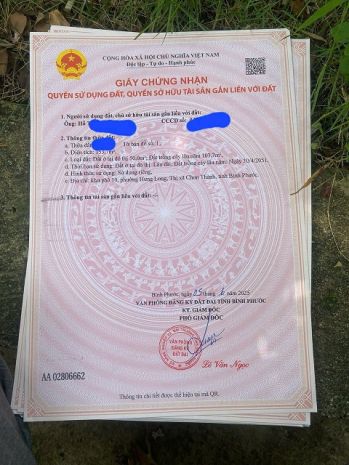 Bán lô đất đẹp gần ngã tư chơn thành  bình phước 6505951