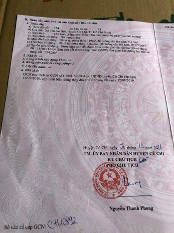 Bán nhà mặt tiền nguyễn thị rơ  củ chi, tp.hcm
sổ hồng 6508980