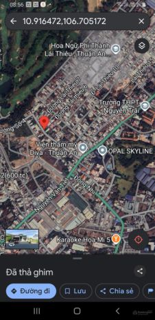 Bán đất tại đường 1, lái thiêu, 6 tỷ, 122m2, pháp lý đầy đủ 6543264