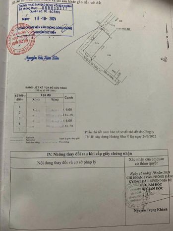 Full thổ cư, 6x16m, shr, góc 2 mặt tiền khu dân cư phước kiể 6590110