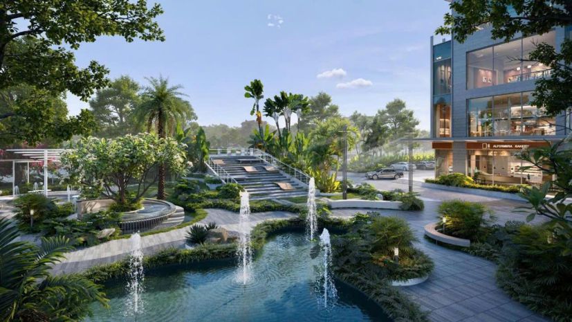 Bán căn viwe công viên mễ trì mặt đường lê quang đạo the 6590513