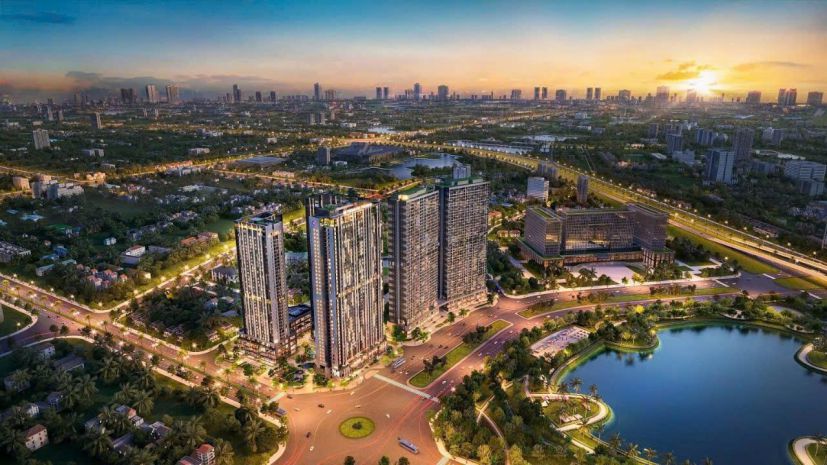 Bán căn viwe công viên mễ trì mặt đường lê quang đạo the 6590517