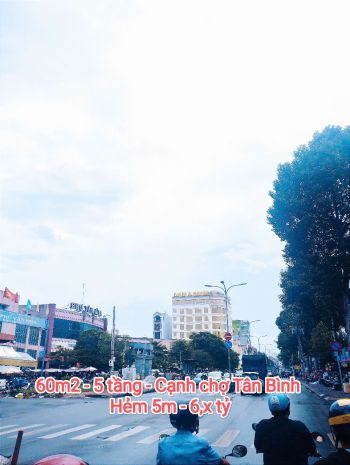 Bán nhà lý thường kiệt - 4x16m2 - hẻm 5m - 5 tầng ngay chợ 6590561