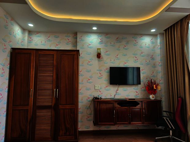Cho thuê nhà mặt tiền nb cầu xéo 70m², 3lầu + st - cạnh 6591374