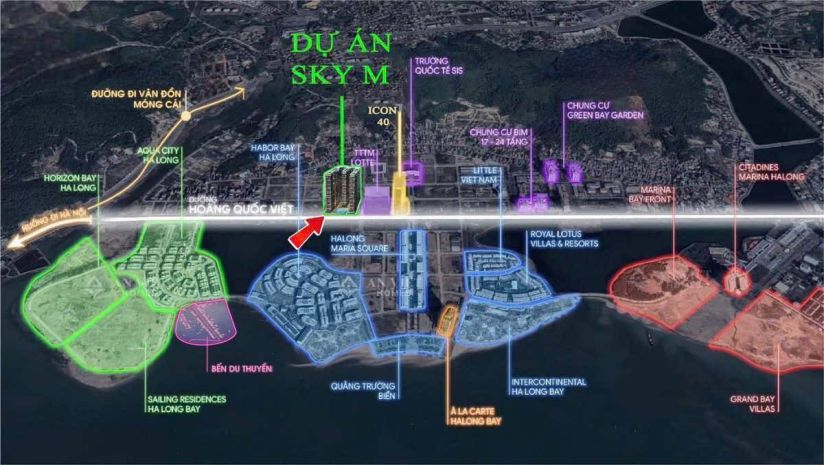 Bán chung cư view biền hạ long sky m,  1ty 500tr dt 38m2 , 6591815