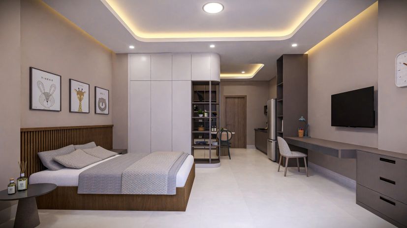 Cho thuê bds mặt phố 500m2 full nội thất làm chung cư mini 6592108