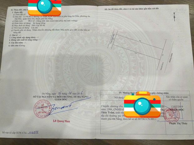 Bán lô đất đẹp trung tâm đà nẵng  đường lê ninh  cách biển 6592194