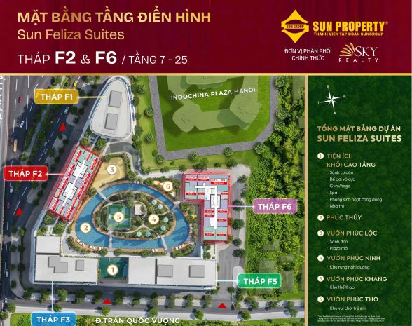Bán căn hộ 2pn dự án sun feliza suites - cầu giấy tọa lạc 6593328