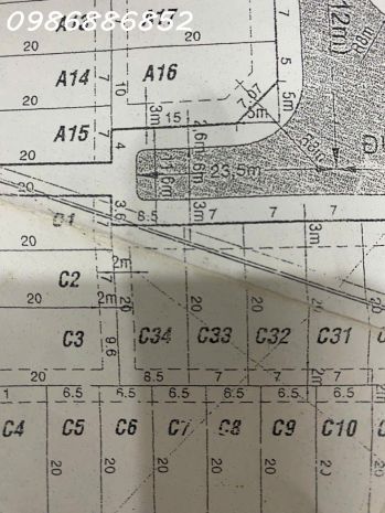 Cần bán lô đất biệt thự 170 m2  8,5 x 20 khu dân cư lập 6593904