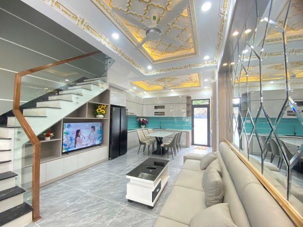 Nhà phố full nội thất  hoàn công  pht6 giáp ql1k  chỉ 6596283