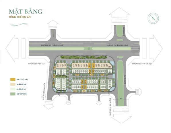 Bán suất ngoại giao biệt thự mặt đường tây thăng long, dự 6596849