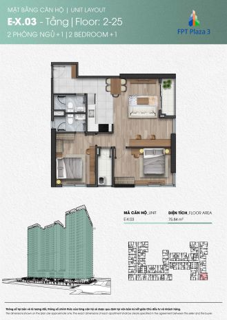 Fpt plaza 3 đà nẵng - căn góc 2pn+1 - view biển 6598949