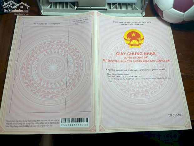 Cần bán 5 lô đất sẵn sổ giá tốt  tại đường tỉnh lộ 786- 6599688