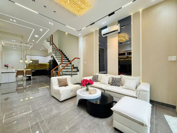 Bán nhà 4 tầng gần cityland, lotte mart, full nội thất, chỉ 6599854