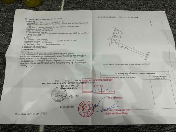 Chính chủ bán nhà ngõ 285 đội cấn  nhà đẹp, giá hợp lý 6600270