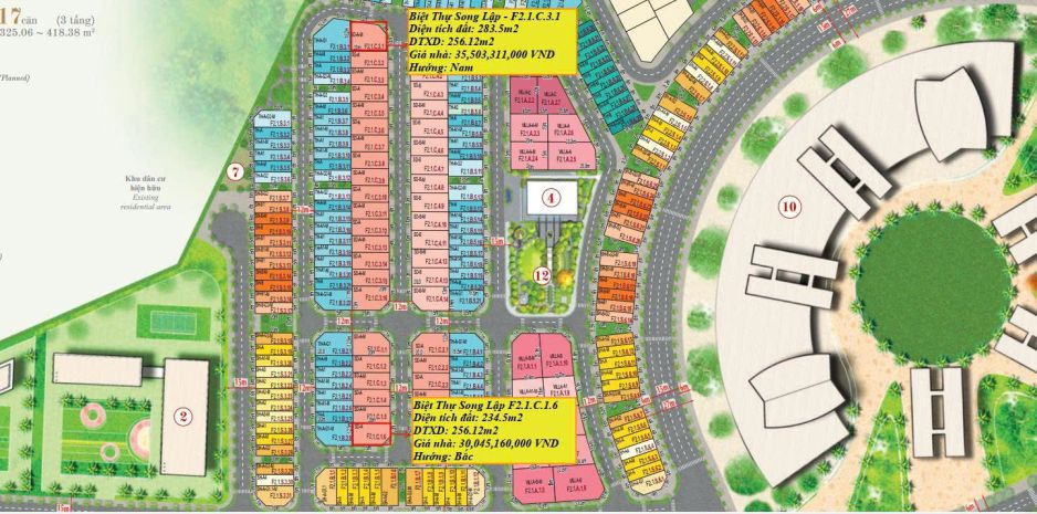 Bán biệt thự song lập hồng hạc city phú mỹ hưng 6600946