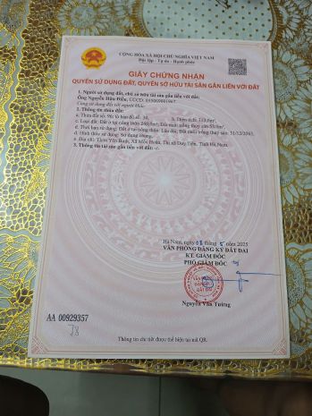 Bán lô góc,313m2 mặt 9,6m mộc bắc duy tiên, hà nam, 3,6 tỷ, 6602771