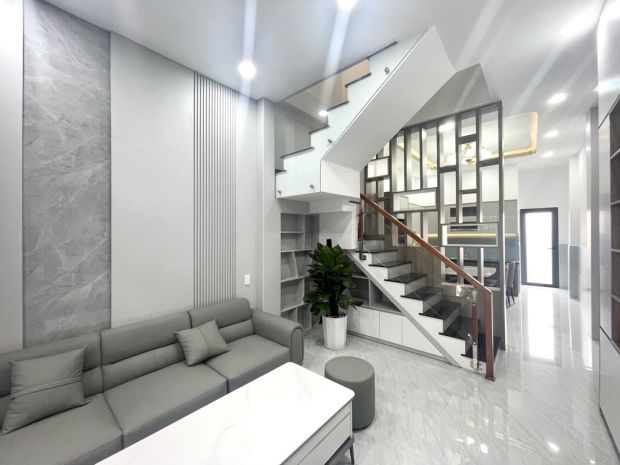 Bánnhà 3 mặt hẻm nở hậu 7m gần cityland phan văn trị, 65m2, 6603952