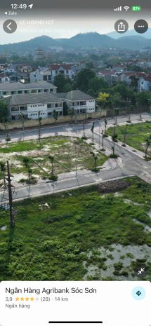 Đất đấu giá tiên dược, 100m2, mt6m, 8.9 tỷ, sóc sơn, ql3. 6605206