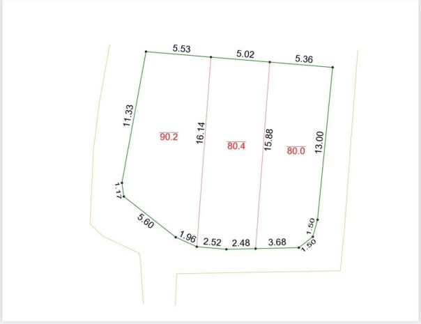 250m full thổ cư, 3 mặt tiền 6605562