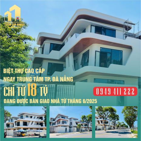Biệt thự view sông hàn xanh mát chi vơi 18 tỷ - goi 6607351