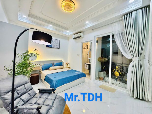 Nhà góc phú nhuận  gió lùa mát lạnh  full nội thất 6608667