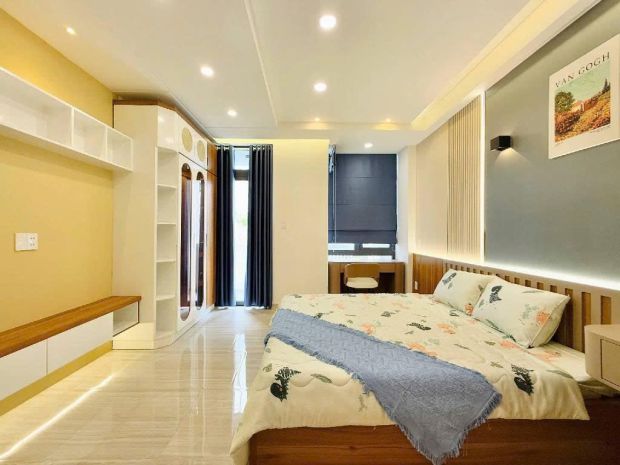 Xe hơi ngủ trong nhà lê đức thọ 64m2 4x16 5 tầng giá 9.3 6610034