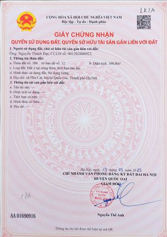 Đất nền láng hòa lạc giá 2.4 tỷ, diện tích 100m2  sát khu 6615451