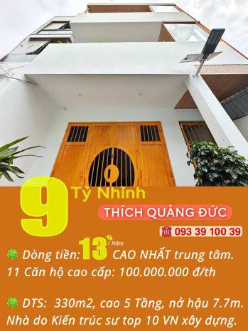 9 tỷ nhỉnh: dòng tiển 13 - bán nhà phú nhuận, thích quảng 6615515