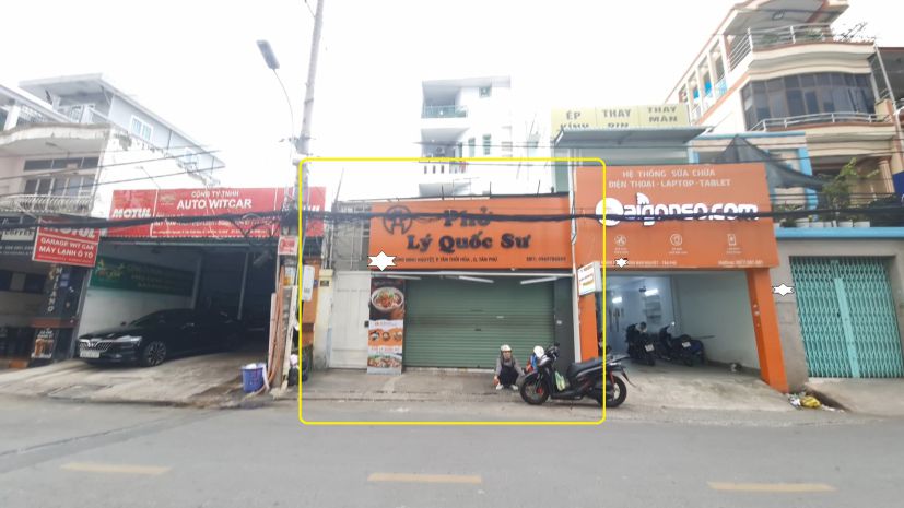 Cho thuê nhà mặt tiền nb lũy bán bích 54m² - đối diện chung 6615717