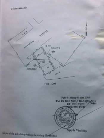 Bán nhà 2 mặt tiền đội cung  q.11  gần chợ chim xanh 6616251