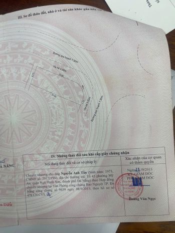 Chính chủ cần bán đất ở - q. cẩm lệ - đà nẵng 6619827