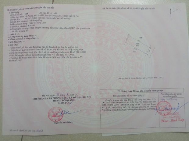 Sở hữu ngay lô đất đẹp - giá tốt - vị trí đắc địa tại thôn 6619992