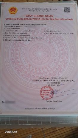 Kẹt tiền cần bán đất phú lý vĩnh cửu có thổ cư 6620602