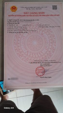 Kẹt tiền cần bán đất phú lý vĩnh cửu có thổ cư 6620603