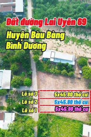 Đất 225m2 có 780tr lai uyên 69 bàu bàng bình dương 6622007